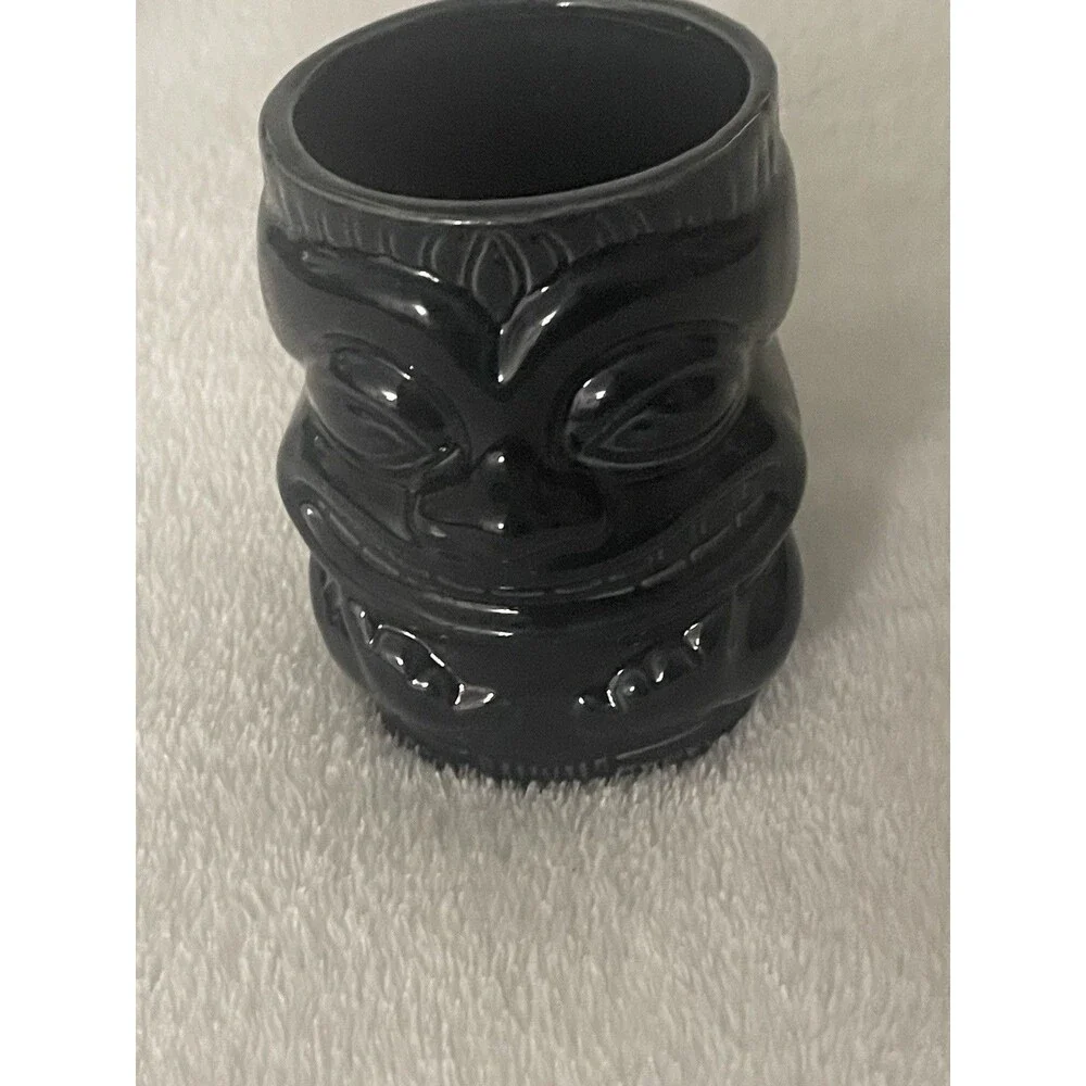 Ceramic Tiki Coffee Mug 4 1/2” Tall